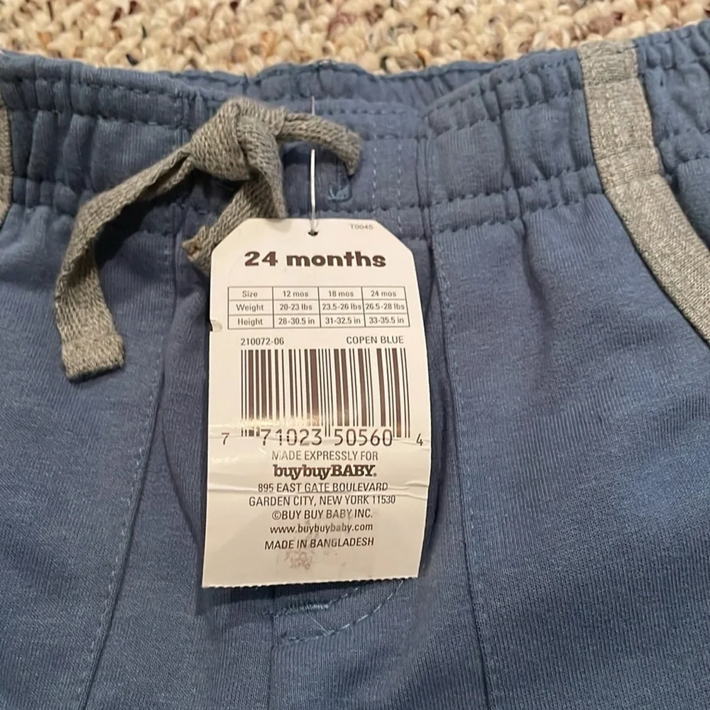Little Tots Brand Toddler Blue Pants W/Pockets. 24 mos